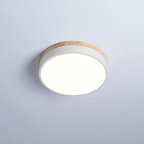 Round Wooden Ceiling Lamp - Yiarolight
