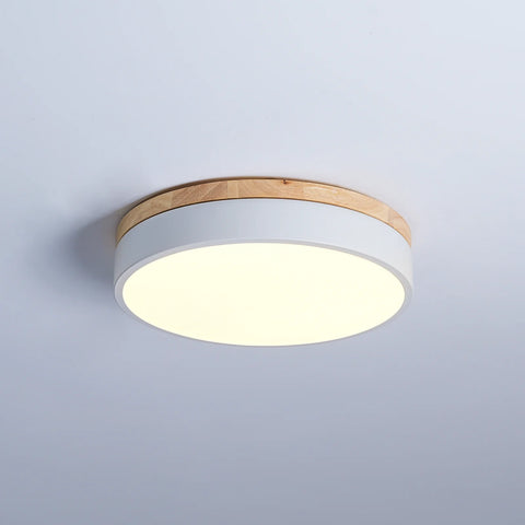Round Wooden Ceiling Lamp - Yiarolight