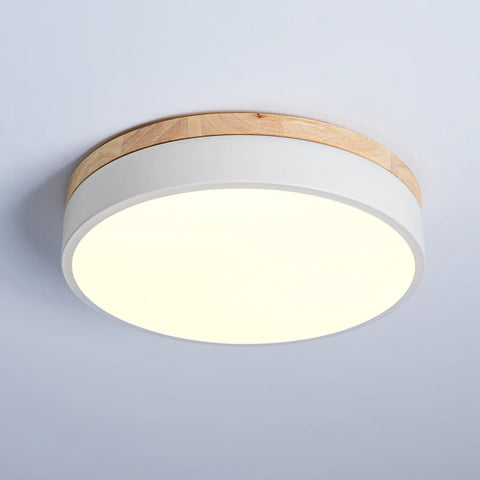 Round Wooden Ceiling Lamp - Yiarolight