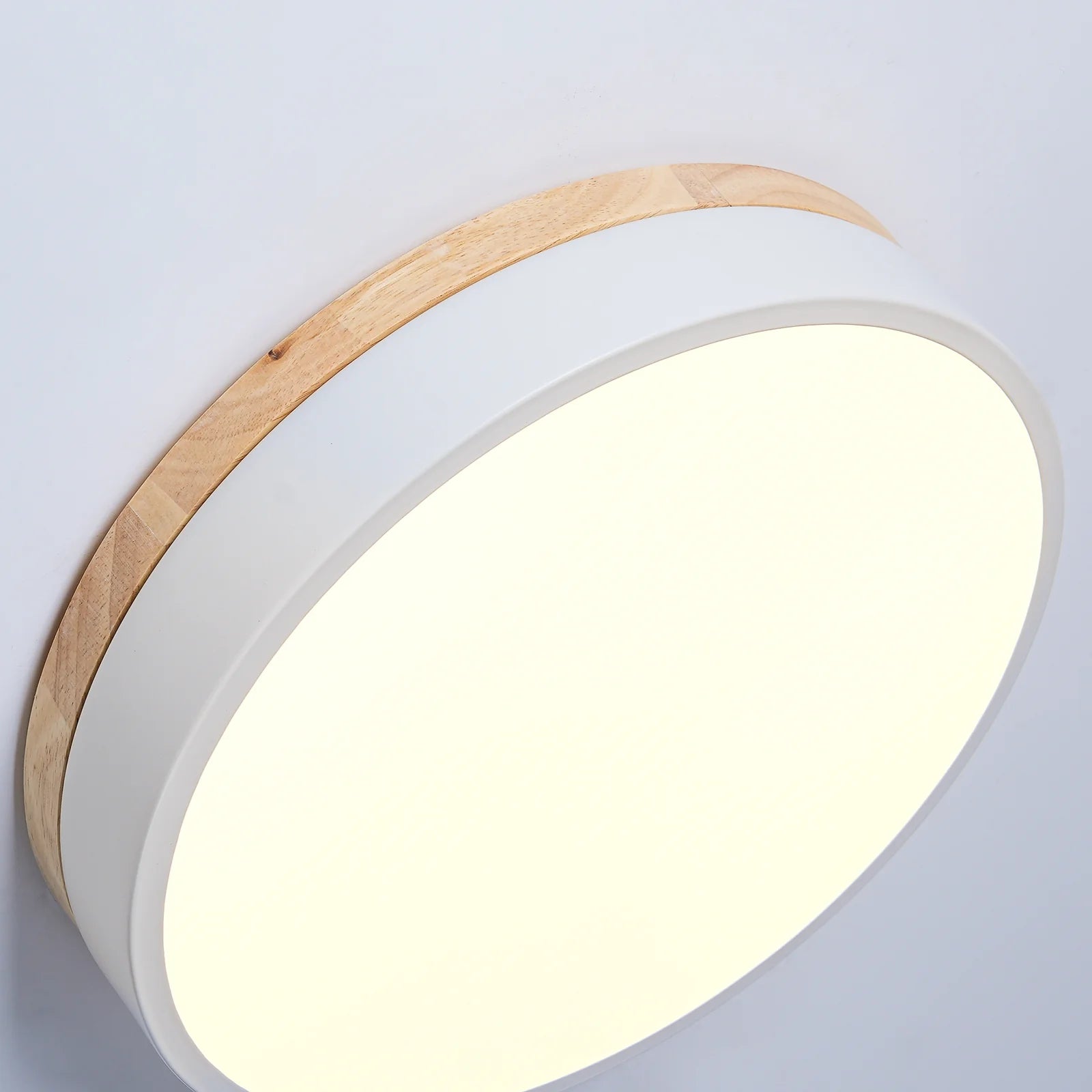 Round Wooden Ceiling Lamp - Yiarolight