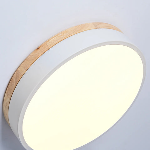 Round Wooden Ceiling Lamp - Yiarolight