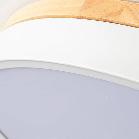 Round Wooden Ceiling Lamp - Yiarolight