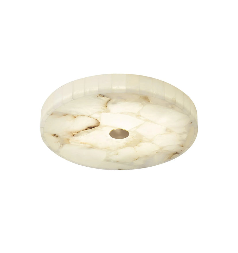 Round Alabaster Ceiling Lamp