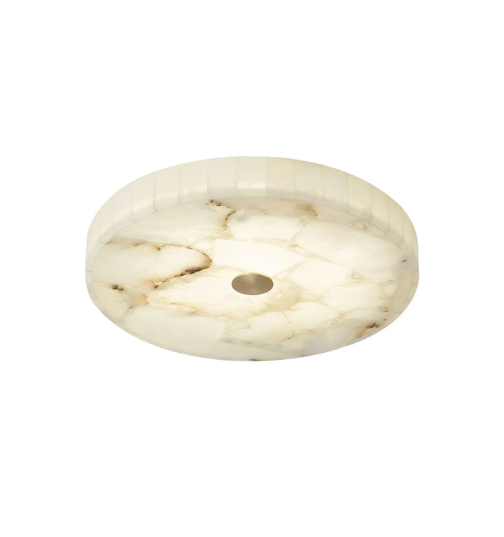 Round Alabaster Ceiling Lamp
