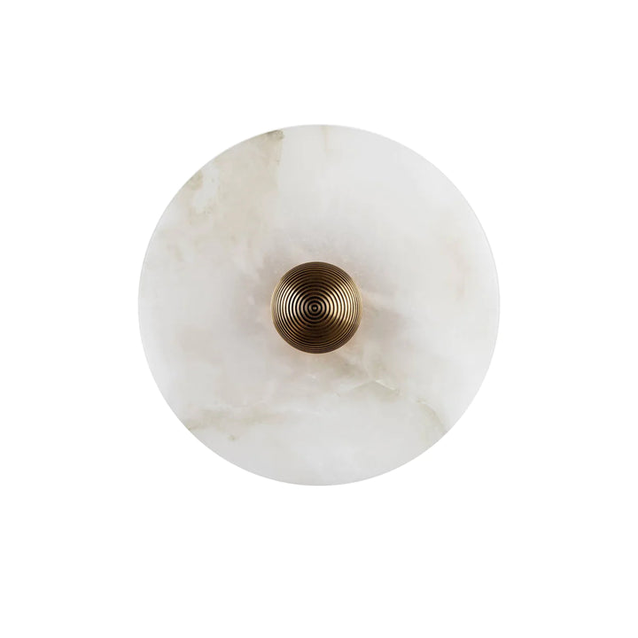 ROUND ALABASTER WALL LAMP