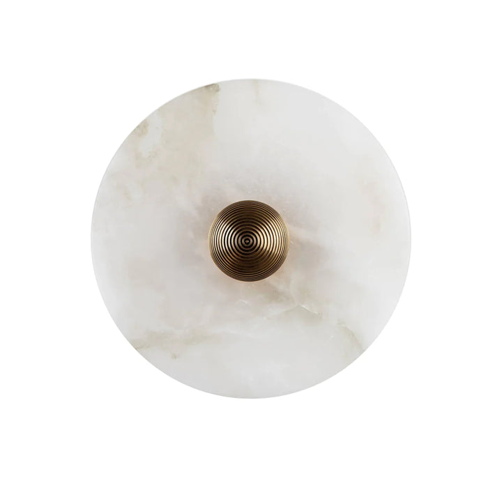 ROUND ALABASTER WALL LAMP