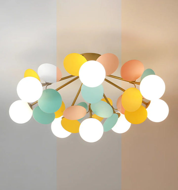 Round Macaron Ceiling Lamp