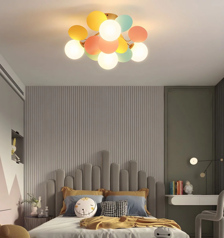 Round Macaron Ceiling Lamp