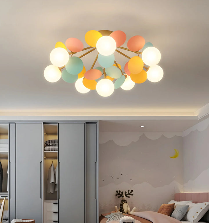 Round Macaron Ceiling Lamp
