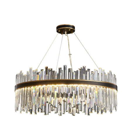 ROYAL BLACK GOLD RING CHANDELIER