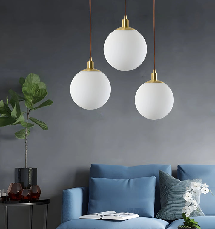 SCANDINAVIAN GLASS BUBBLE PENDANT LIGHT