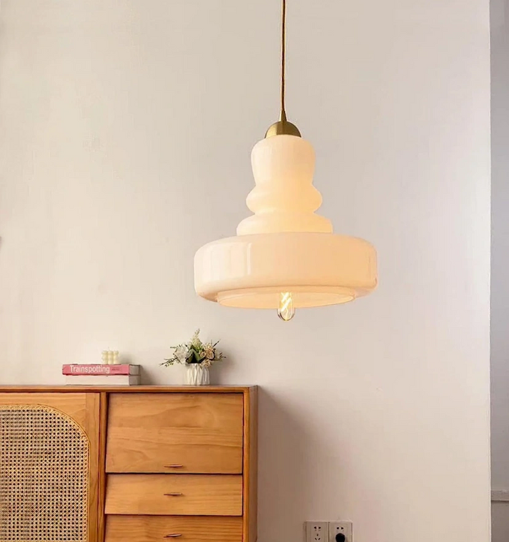 Schoolhouse Glass Pendant Light