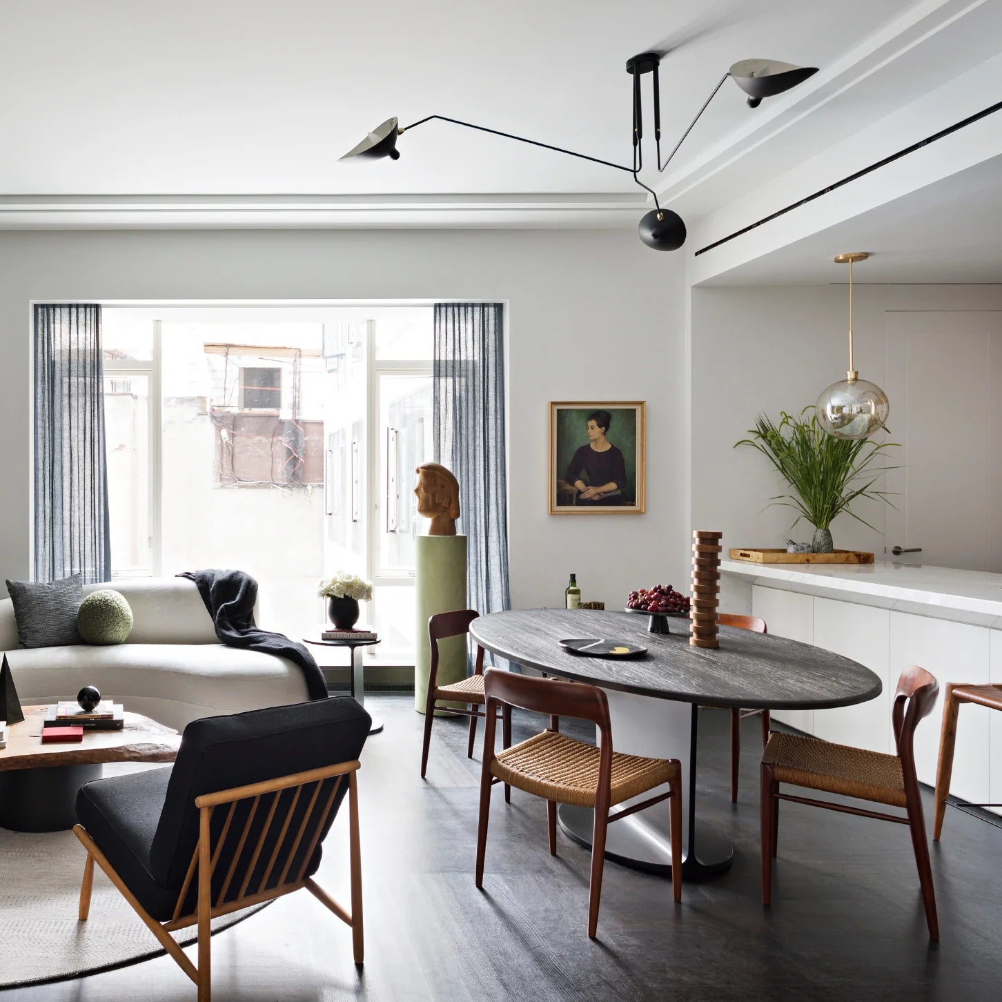 Serge Mouille Ceiling Light A  - Yiarolight