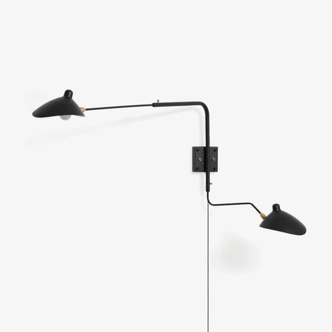 Serge Mouille Plug-in Wall Sconce - Yiarolight