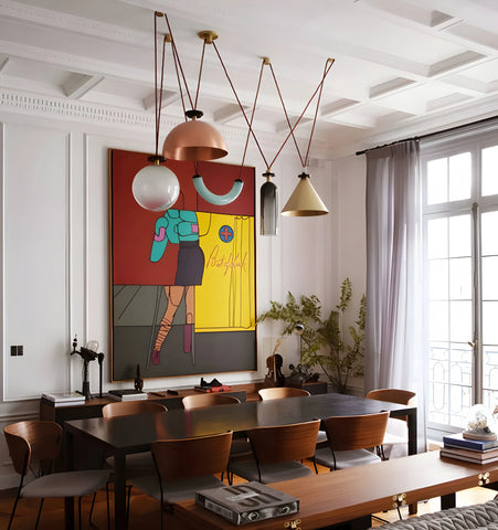 Shape Up chandelier