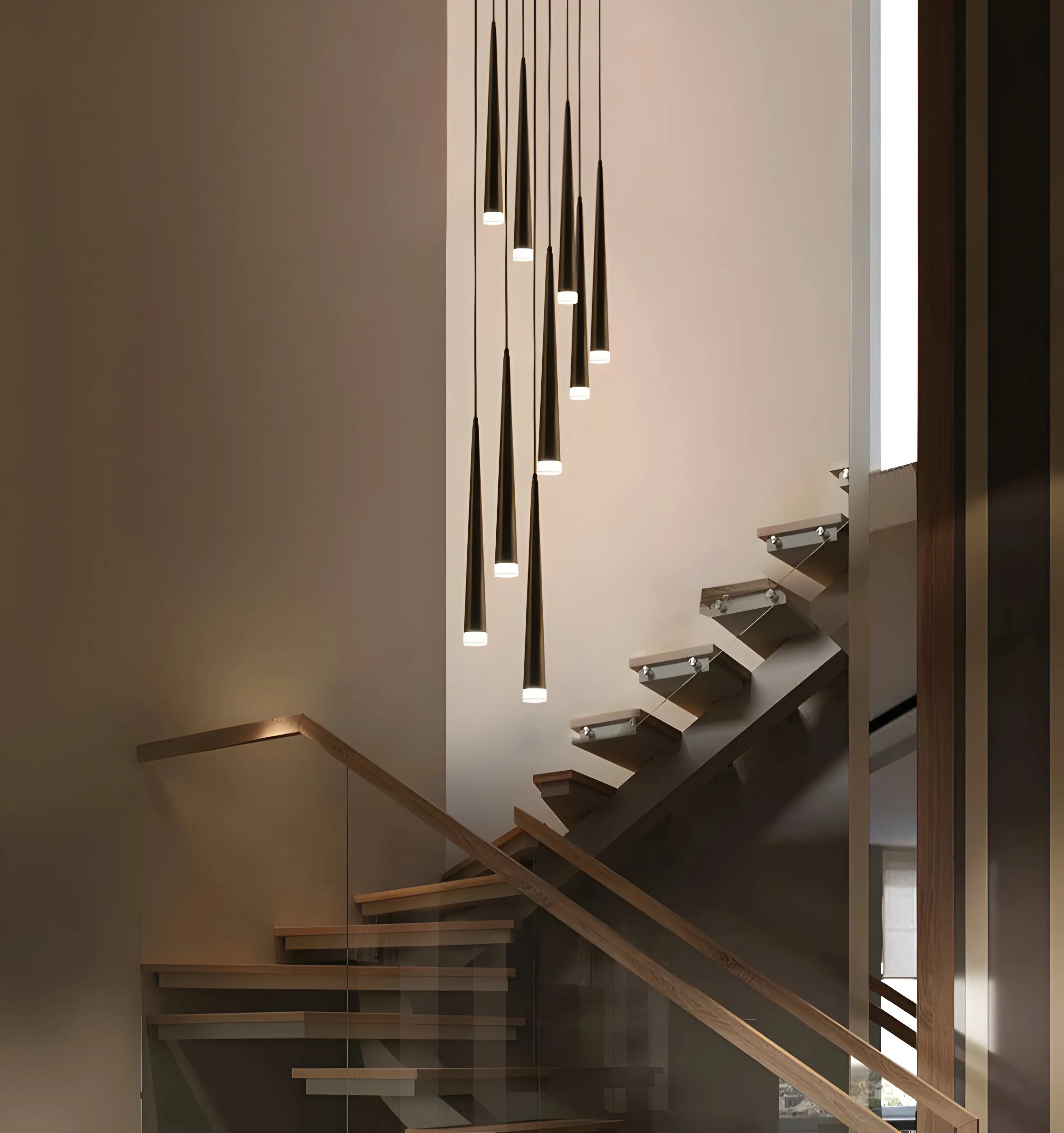 Slender Cone Pendant Light