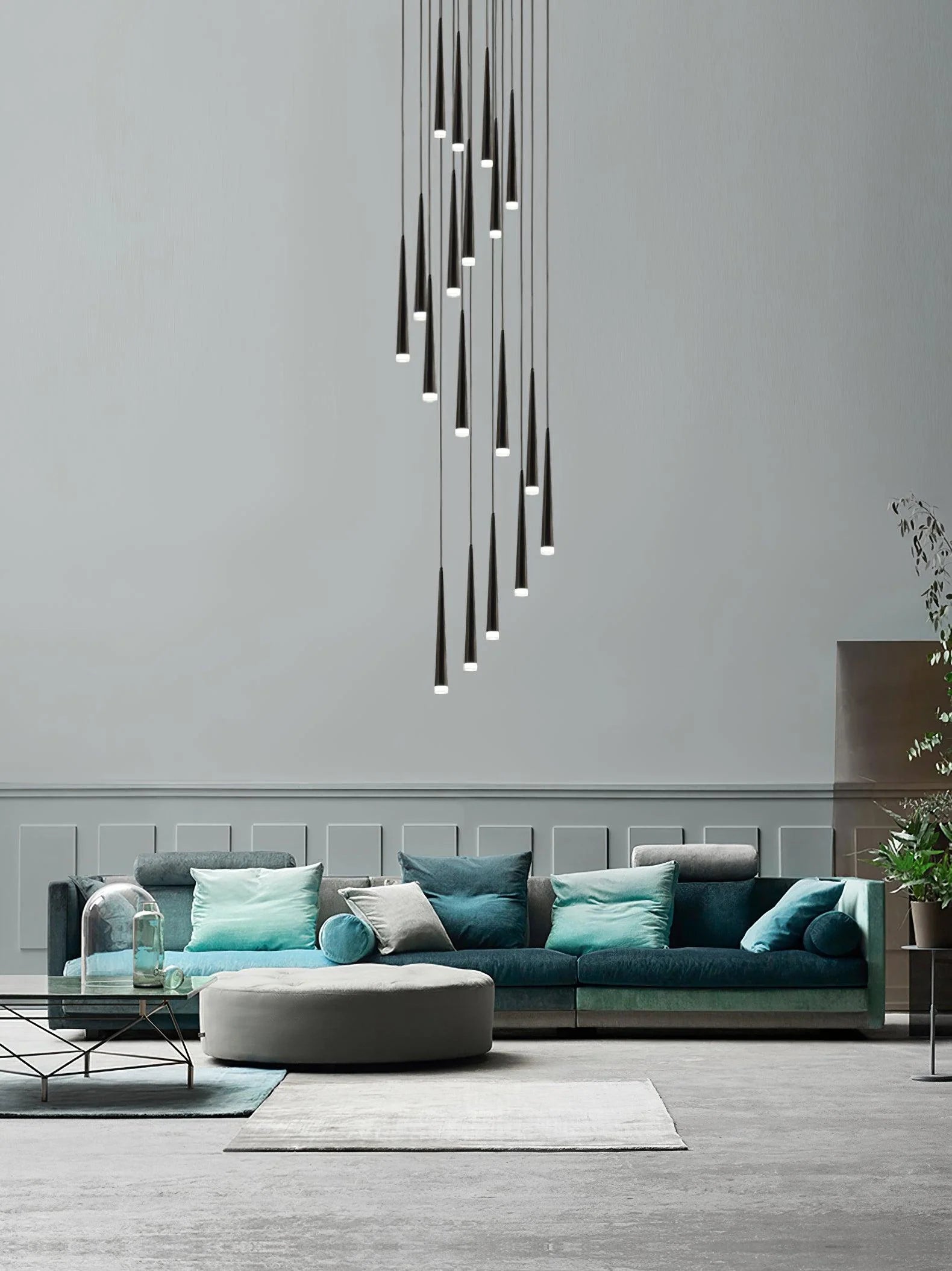 Slender Cone Pendant Light