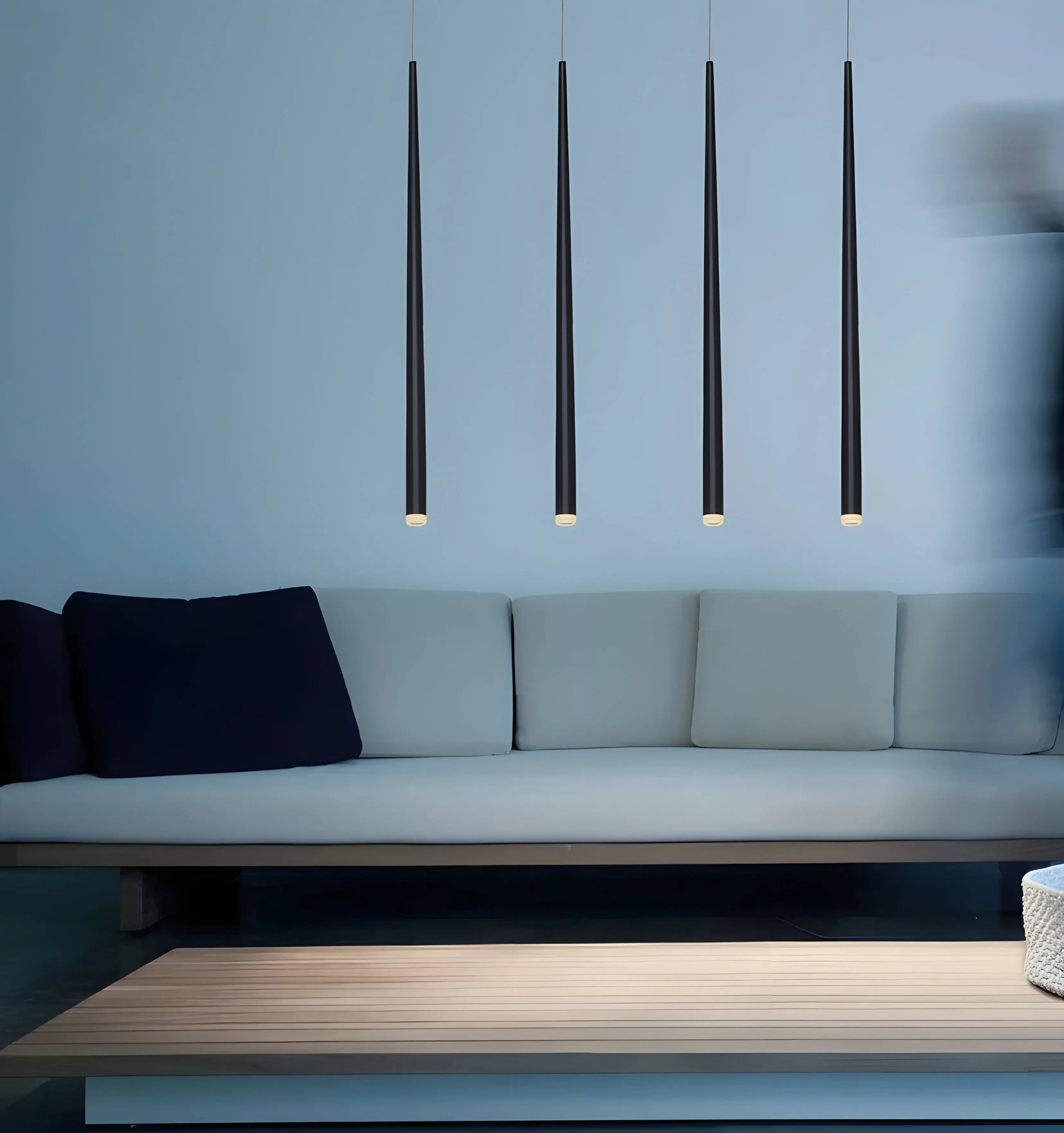 Slender Cone Pendant Light