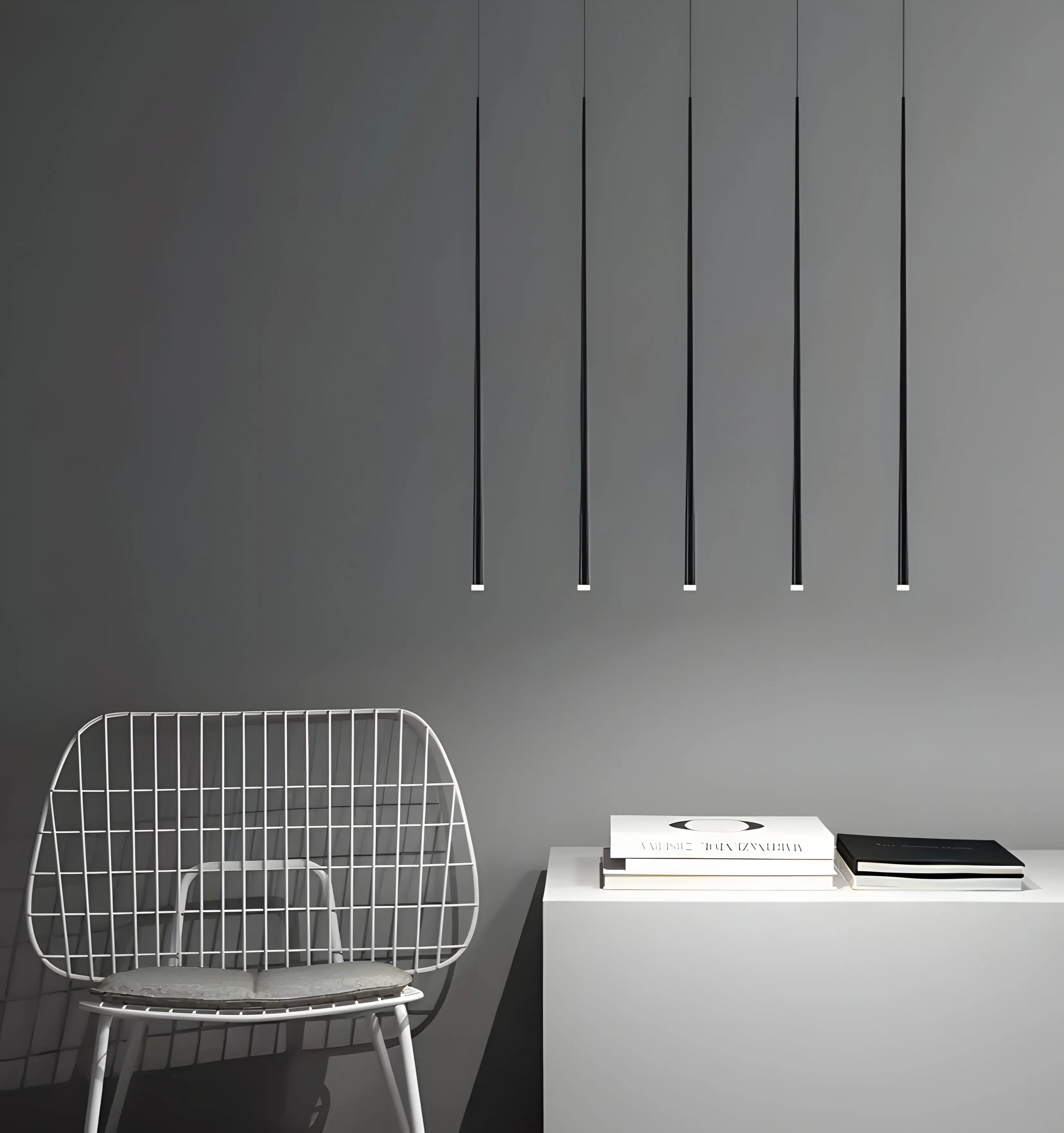 Slender Cone Pendant Light