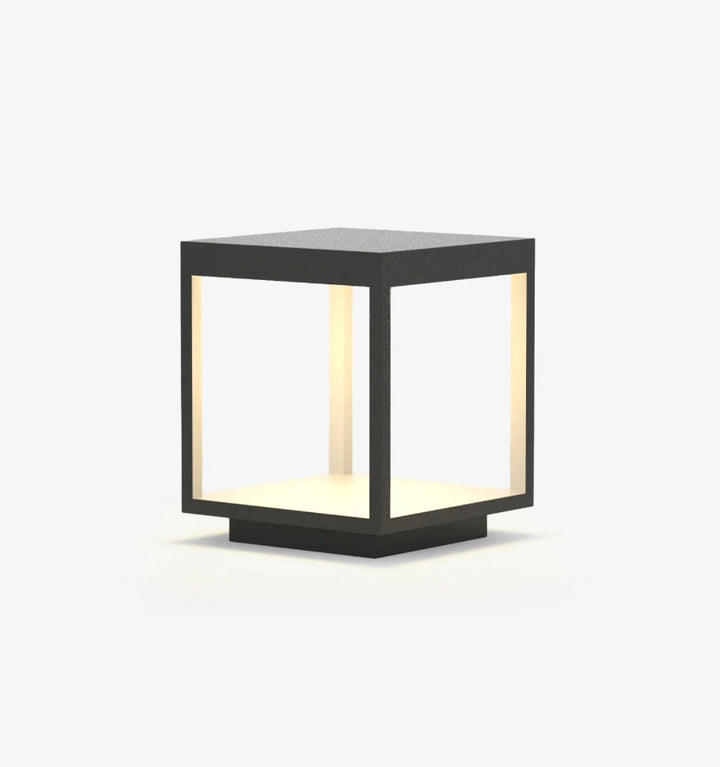 SQUARE FRAME FENCE POST GARDEN LIGHT