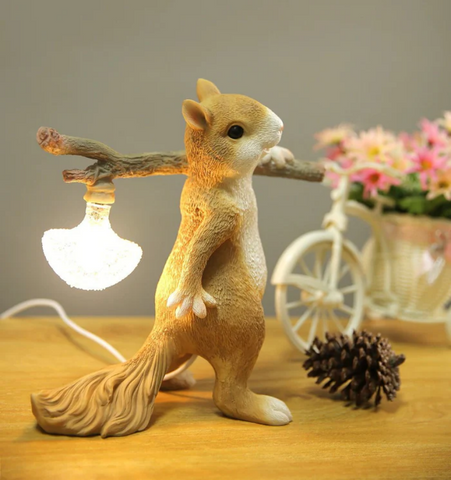 Squirrel Table Lamp