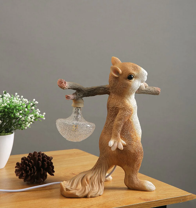 Squirrel Table Lamp
