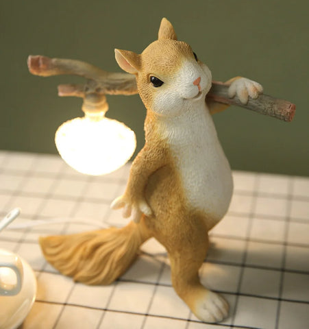 Squirrel Table Lamp
