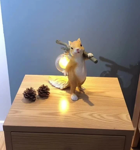 Squirrel Table Lamp