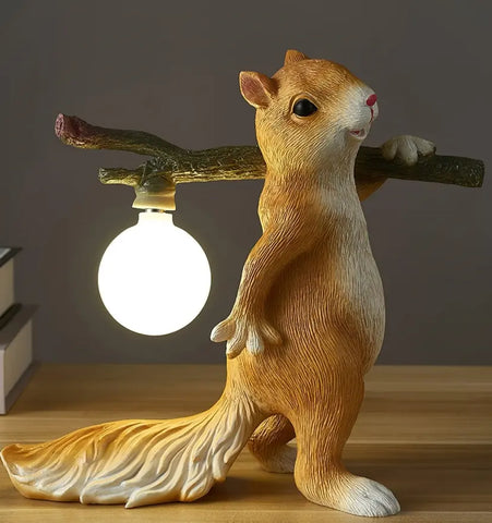 Squirrel Table Lamp