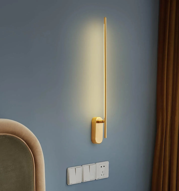 STICK SHAPED METAL WALL LAMP