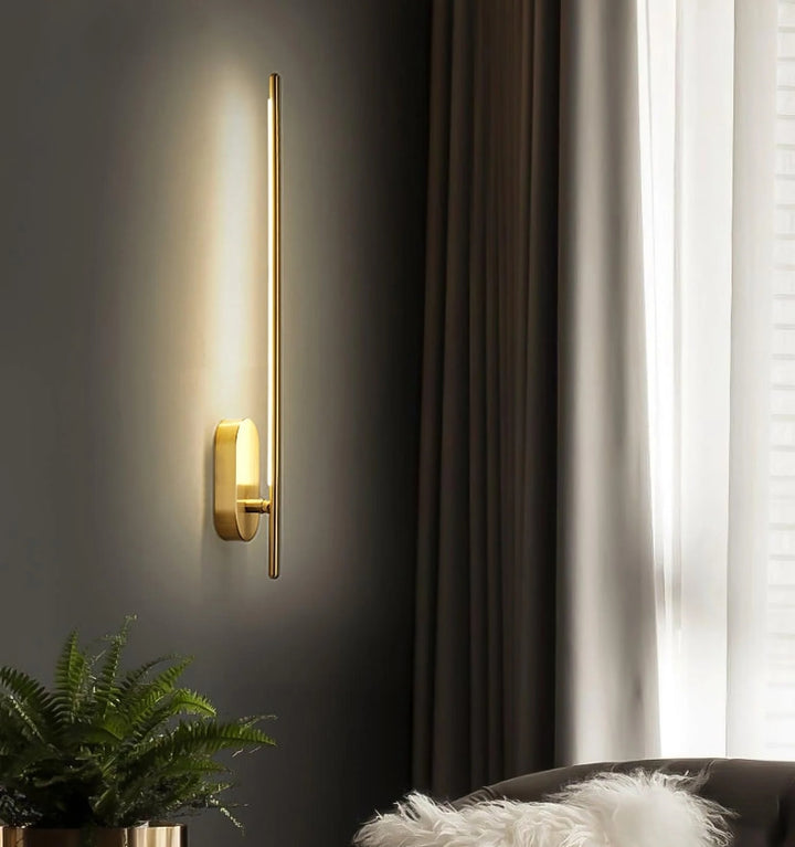 STICK SHAPED METAL WALL LAMP