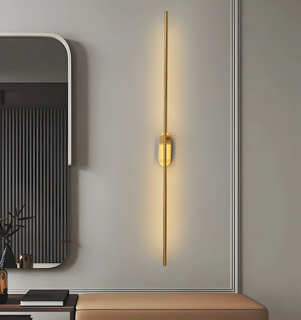 STICK SHAPED METAL WALL LAMP