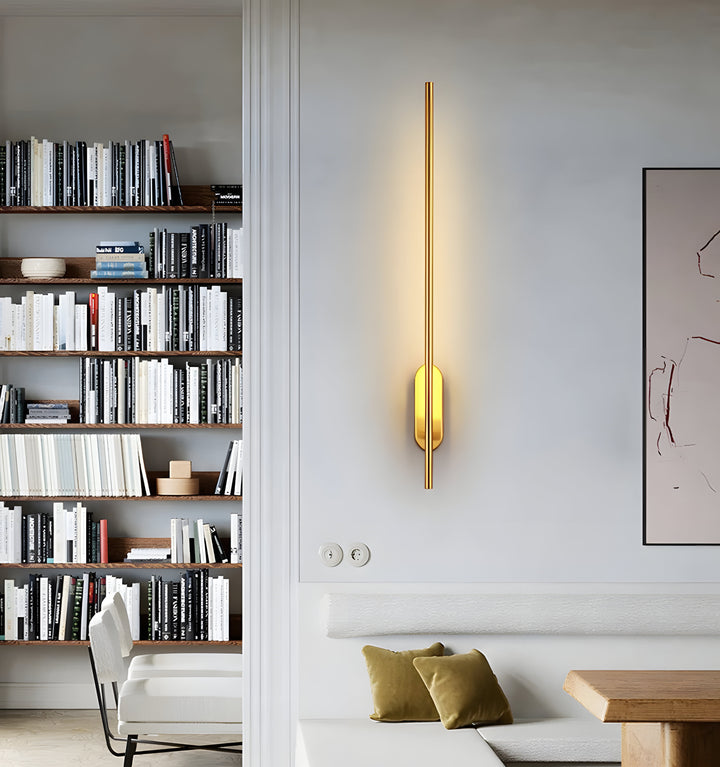 STICK SHAPED METAL WALL LAMP