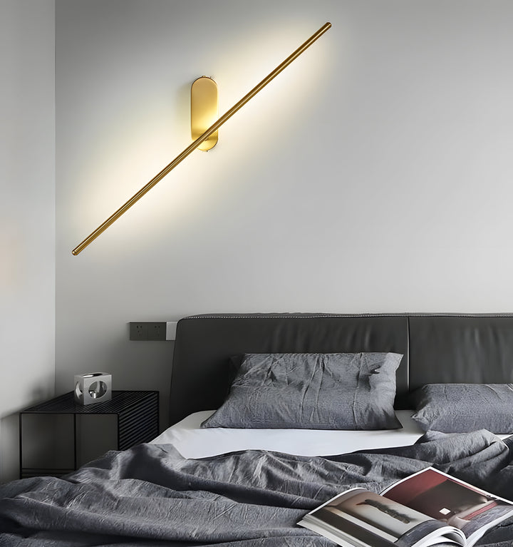 STICK SHAPED METAL WALL LAMP