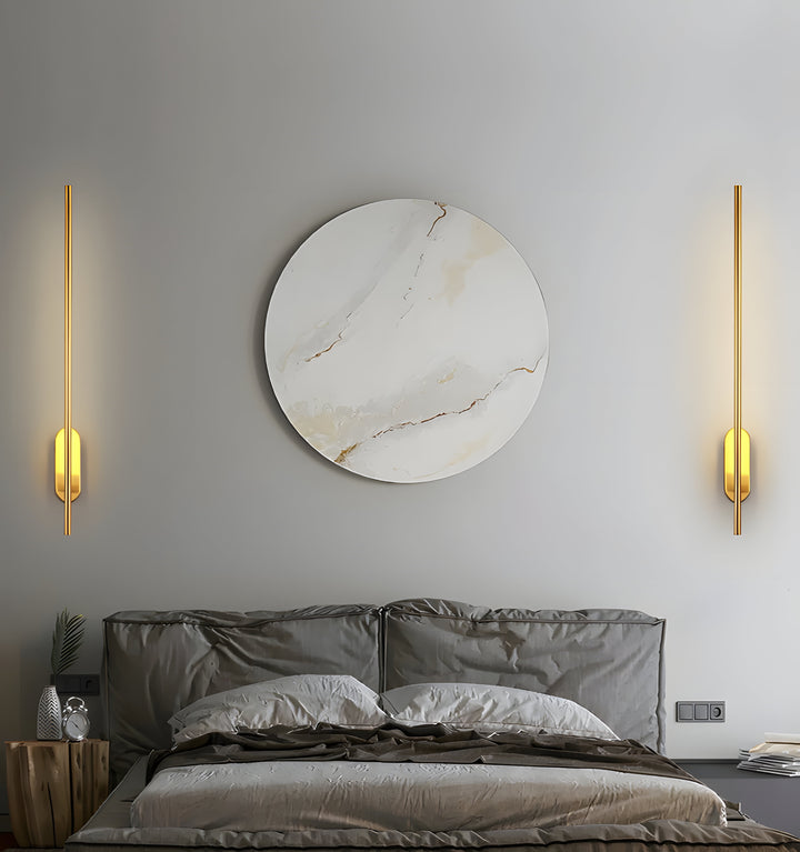 STICK SHAPED METAL WALL LAMP