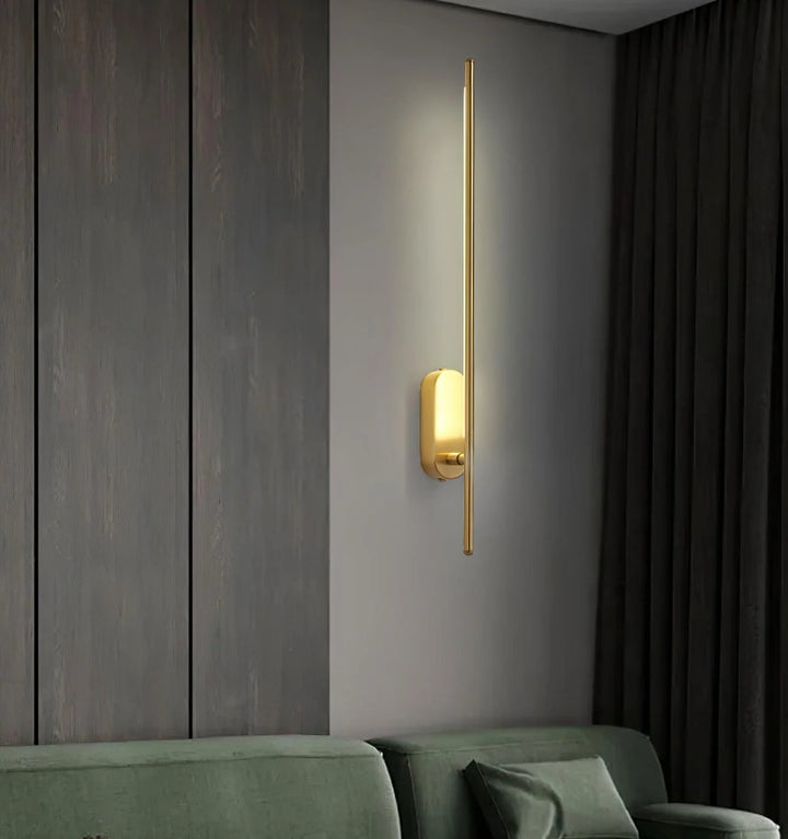 STICK SHAPED METAL WALL LAMP