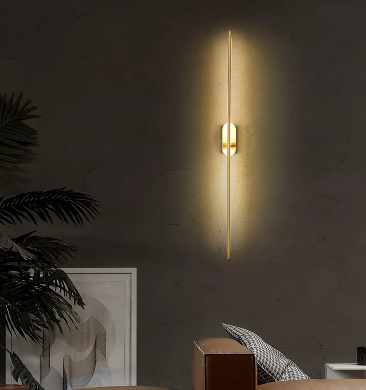 STICK SHAPED METAL WALL LAMP