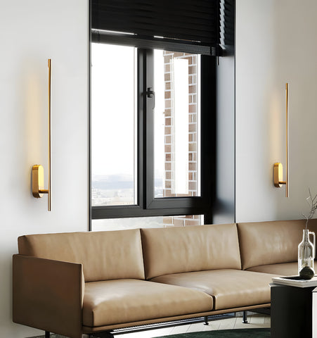 STICK SHAPED METAL WALL LAMP