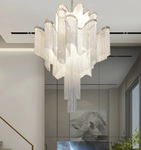 Stream Chain Chandelier