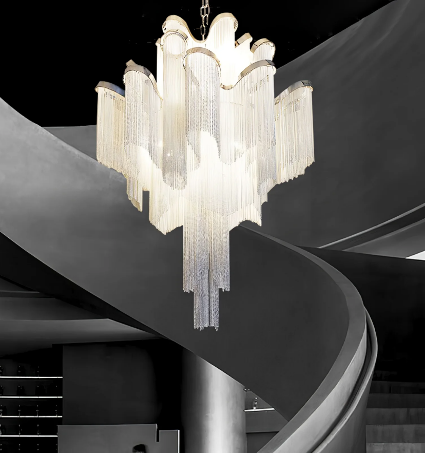 Stream Chain Chandelier