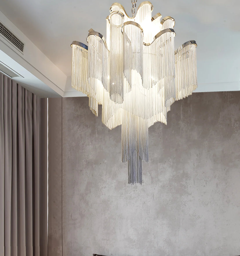 Stream Chain Chandelier