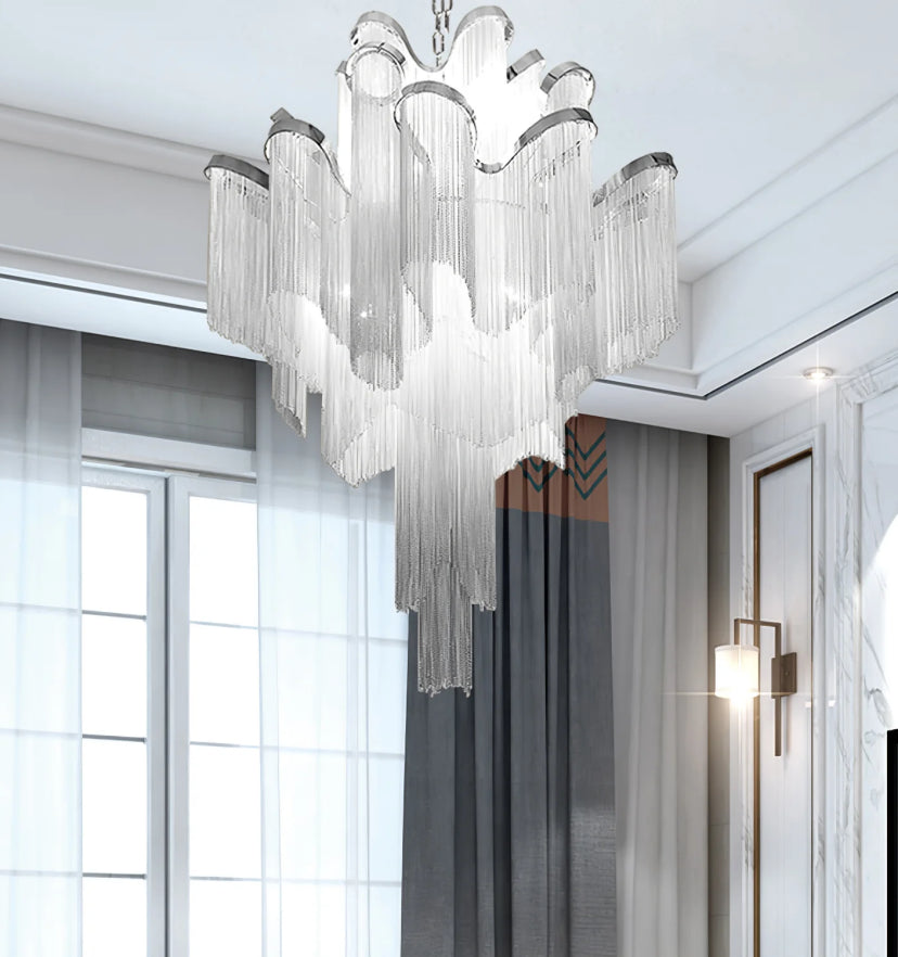 Stream Chain Chandelier