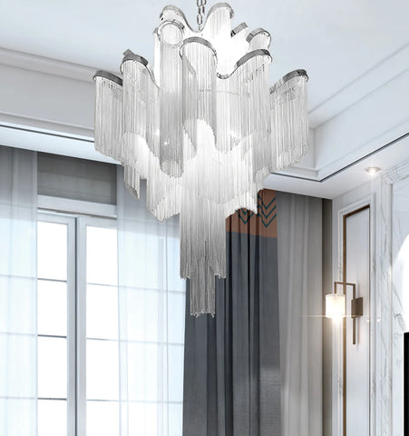 Stream Chain Chandelier