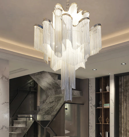 Stream Chain Chandelier