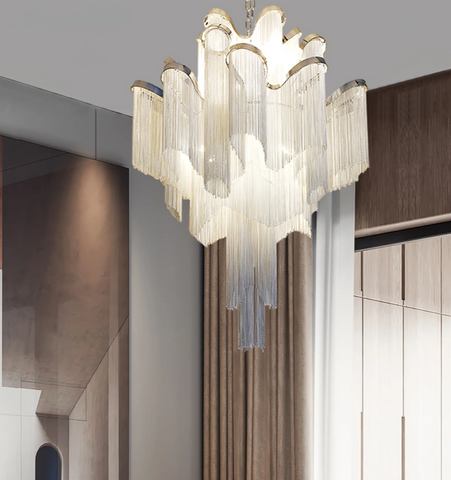 Stream Chain Chandelier