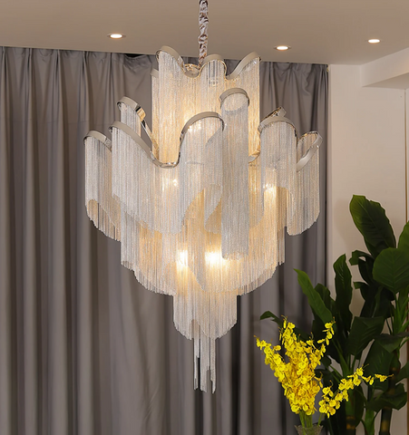 Stream Chain Chandelier