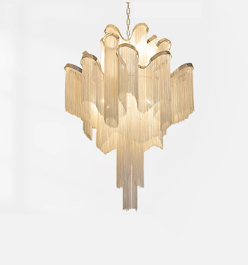 Stream Chain Chandelier