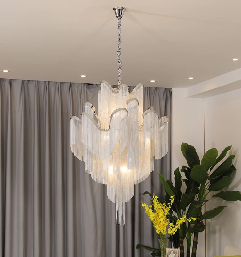 Stream Chain Chandelier