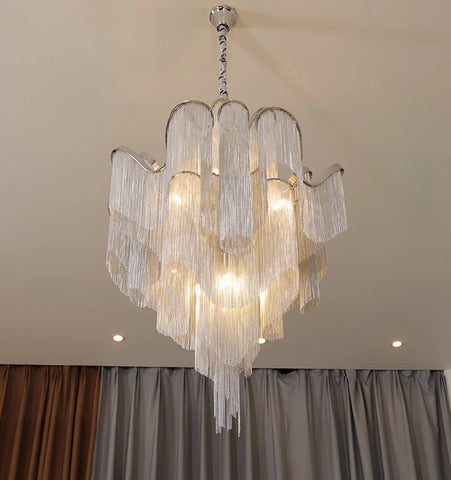 Stream Chain Chandelier