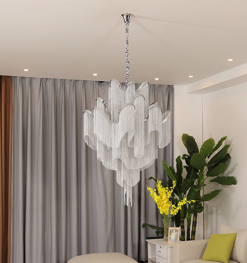 Stream Chain Chandelier